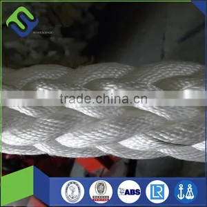 8 Strand Polyproylene Polyester Mixed Mooring Rope thumbnail-1