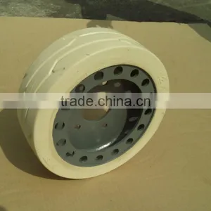 Quick Delivery Factory Solid White Wall Tyre for Lifting Platform thumbnail-5