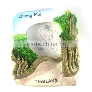 Photo Frame Chiangmai Nagas Step Suthep Hill North Thailand Thai Resin 3d Fridge Manget thumbnail-2