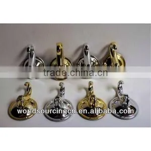 Large Silver/Gold Suction Hooks - Holds up to 7 lb thumbnail-1