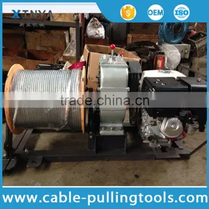 5 Ton HONDA Gasoline Engine Wire Rope Hoist Pulling Winch thumbnail-1