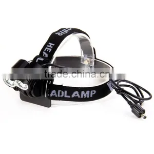 DARK KNIGHT LR-2 LED Cycling Lamp 4 Modes Headlamp Bike Handlebar Light - EU Plug thumbnail-3