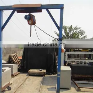 Operating Convenient Foam Concrete Mobile Plant for Making Blocks thumbnail-5