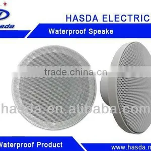 Pair 6" Inch White Waterproof Marine Outdoor Speakers thumbnail-1