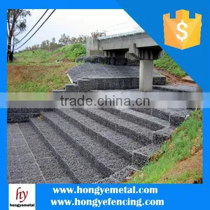 Gabion Box 2x1x1 / Welded Gabion/Hexagonal Wire Mesh For Protection thumbnail-1