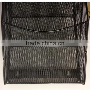 5 Tiers Wire Mesh Wall Mounted Leaflet Holder thumbnail-3