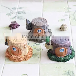 Zakka Grocery Stump Small House Ornaments Micro Landscape Background Props thumbnail-1