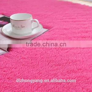 High Quality Home Decoration Multicolor Round Long Staple Shaggy Carpets thumbnail-2
