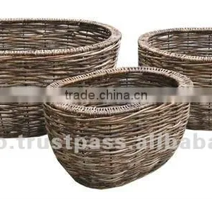 3pcs Nice Round Flower Planters/ Home Furniture thumbnail-1