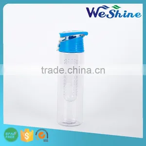 Private Label BPA Free Fruit Infusing Water Bottle w/ Ice Sphere thumbnail-3