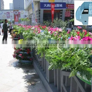 Vertical Garden for Fence and Street Decor PP Plastic Flower Pot and Planter thumbnail-2