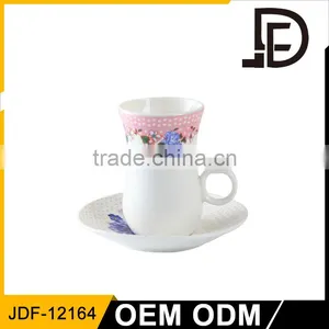 Drinkware Wholesale Porcelain 100ml Arabic Cup and Saucer, Mini Cup and Saucers thumbnail-1