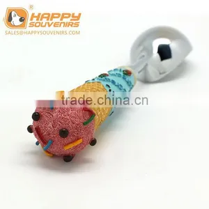 Custom Design Tableware 3D Resin Headstainless Steel Spoon and Fork for Kids thumbnail-3