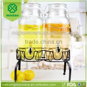 Wholesale Commercial Glass Water and Beverage Drink Dispenser With Tap thumbnail-1