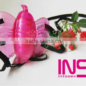 Luxury Women Wearing Sexy Butterfly Adjustable Speed Vibrator Masturbate Sex Toy thumbnail-1