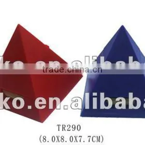 Pyramid Shape Plastic Note Dispenser With Clip Holder for Promotion thumbnail-1