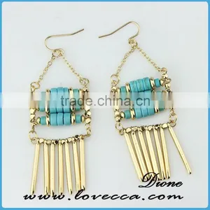 New Factory Direct Natural Stone Gemstone Turquoise Earring thumbnail-2