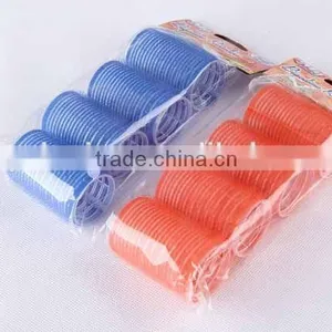 4P Ccolorful Plastic HAIR ROLLERS/Hair Tools/nylon Paster thumbnail-1