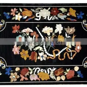 Inlay Marble Stone Table Top Antique Coffee Table Top thumbnail-1