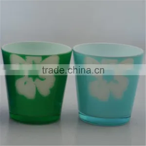 Colored Candles Promotion Glasses,glass Candles Jar,color Tea Cup Holder thumbnail-4