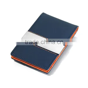 ODM Genuine Leather or PU Leather Credit Card Holders Business Name Card for Men thumbnail-5