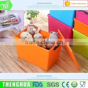 Colorful Plastic Storage Box Clothes Organizer Household Items thumbnail-5