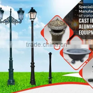 Outdoor Street Cast Iron Lighting Pole thumbnail-2