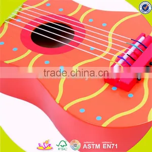 Wholesale Baby Wooden Toy Guitar High Quality Kids Wooden Toy Guitar Cheap Children Wooden Toy Guitar W07H036 thumbnail-6