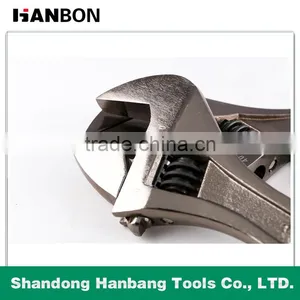 Black Nickel-plated Adjustable Wrench thumbnail-3