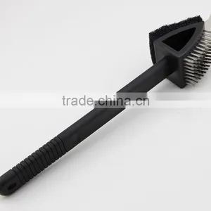 BBQ Grill Cleaning Brush With Stainless Steel Scraper thumbnail-1