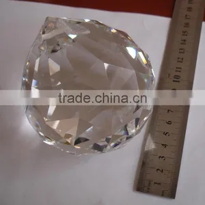 30mm Clear Sphere Crystal Faceted Ball for Chandelier thumbnail-2