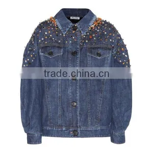 China Clothing Women Denim Jacket Supplier/ Denim Jacket for Women thumbnail-3