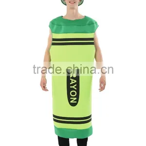 Adult Men's Green Crayon Costume thumbnail-1