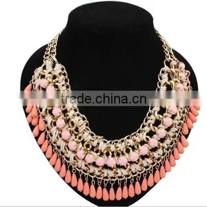 Zm33249a Latest Vintage Bohemian Jewelry Accessory Wholesale China Gold Plated Choker Necklace thumbnail-2