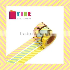 1.5cm *10 M Striped Foil Planner Washi Tape thumbnail-1