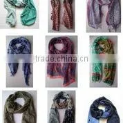 Fancy Printed Scarves and Shawls thumbnail-1