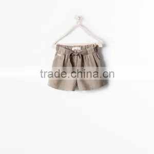Fashional Girls Short Pants With Belt thumbnail-1