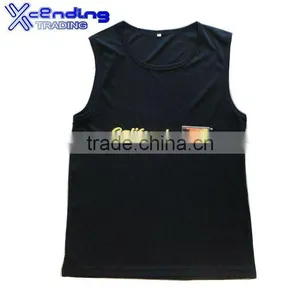 Singapore Customized Polyester Singlet Round Neck thumbnail-1