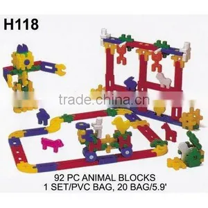 H118 92 PC ANIMALS BLOCKS thumbnail-1