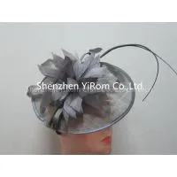 YRFC14240 Sinamay Fascinator/disc Fascinator/disc Fascinator/kentucky Derby Fascinator/church Fascinator thumbnail-1