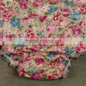 Cotton Toddler Jumpsuit Floral Printed Baby Girl's Romper thumbnail-4
