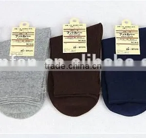 Autumn&winter Solid Colod 100%cotton Men Tube Socks thumbnail-4
