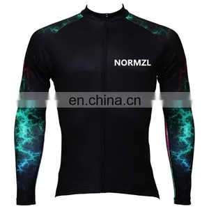 OEM Waterproof Sports Cycling Tops Quick Dry Sublimation Printing Cycling Jersey Free Design thumbnail-1