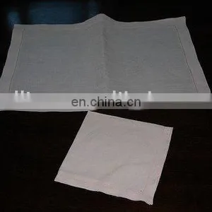 100% Pure Linen Napkins With Hemstitch thumbnail-1