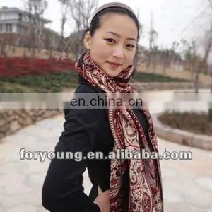 Design Jacquard Artificial Cotton Shawl thumbnail-1
