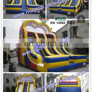 Inflatable Dry Double Lane Stair Slide for Sale thumbnail-1