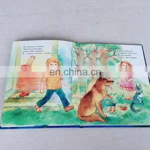 Factory Price Well Design English Story Book for Kids ,hardcover Book Printing With Perfect Binding thumbnail-3