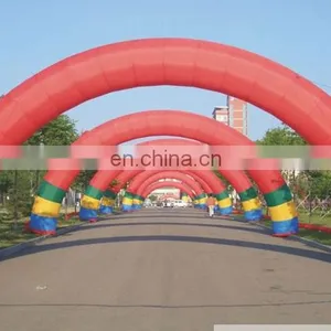 Cheap Outdoor Inflatable Rainbow Arch Inflatable Advertising Arch for Sale thumbnail-1