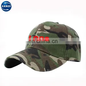 Custom LOGO Printed Camouflage Fabric Men Army Cap thumbnail-6
