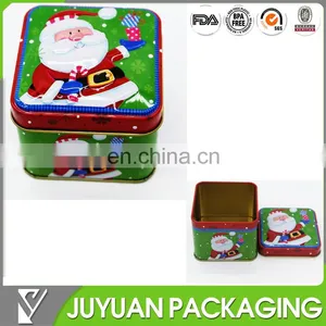 Christmas Festival Small Gift Candy Storage Metal Tin Cans Factory thumbnail-1